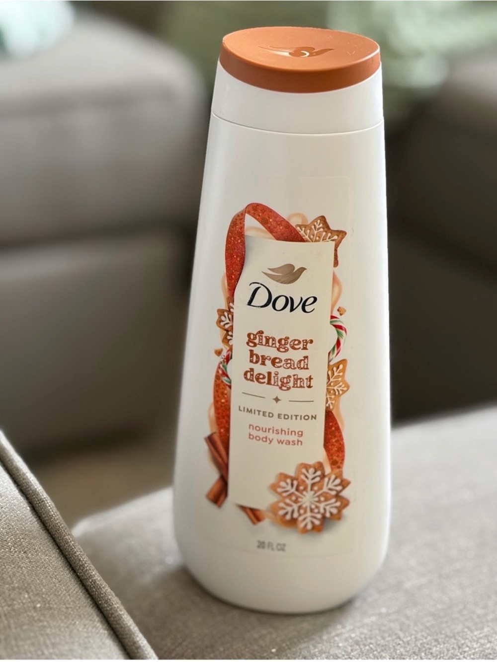 Dove Gingerbread Delight Holiday Body Wash 20 fl oz Limited Edition